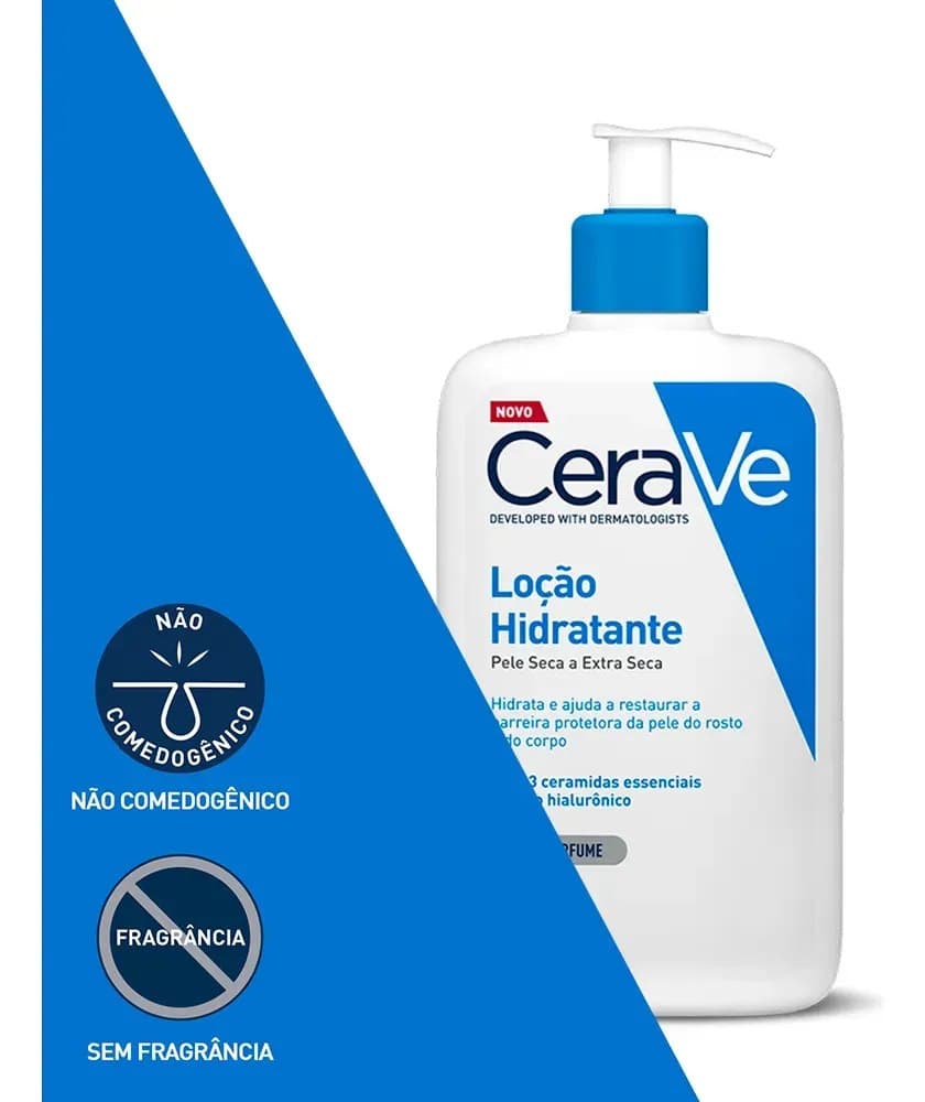 Loção Hidratante Corporal Sem Perfume CeraVe 473ml